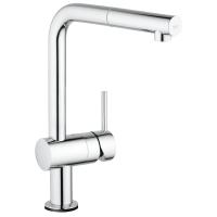 Смеситель для кухонной мойки GROHE Minta Touch сенсорный с вытяжным изливом, хром (31360001)